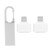 U Disk Hanging Buckle USB2.0 Flash Pen Drive Memory Cell USB Stick Gift HS132 with OTG Adapter16GB