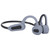 K8 Waterproof Bone Conduction Headphones Magnetic Charging Wireless Sports Headphones for Swimming RunningGray