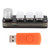 Mini 3 Key Keypad with Knob Custom Programming Hot Swappable Blue Switch One Handed Macro Mechanical Keyboard for Gaming