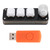 Mini 3 Key Keypad with Knob Custom Programming Hot Swappable Blue Switch One Handed Macro Mechanical Keyboard for Gaming