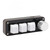 Mini 3 Key Keypad with Knob Custom Programming Hot Swappable Blue Switch One Handed Macro Mechanical Keyboard for Gaming