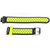 Silicone Watchband Soft Breathable Double Color Replacement Watch Wristband for Amazfit Verge Verge Lite(Black Green )