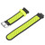 Silicone Watchband Soft Breathable Double Color Replacement Watch Wristband for Amazfit Verge Verge Lite(Black Green )