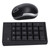 Numeric Keyboard Mouse Set MC‑61CB Wireless 2.4g Portable Silent Keypad Mice for Desktop Laptop