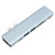 USB C Hub 4K 30Hz HD Output 10Gbps PD 87W Charging Memory Card Slot Aluminium Alloy USB C Docking Station for PC