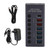 7 Ports Powered USB 3.0 Hub 4 High Speed Data Transfer Ports 3 Fast Charging Ports with Power Adapter and Individual Switches 100‑240V EU Plug