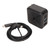 65W USB C Charger 4K At 60Hz HD Multimedia Interface 3 Ports Foldable GaN Charger for Switch Monitor TV  100‑240V