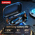 Lenovo QT81 Wireless BT Headphone Semi-in-ear Sports Earbuds Waterproof Sweatproof Earphone with Digital Display Screen White