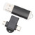 USB Memory Storage Stick Compact Portable USB Flash Drive with USB to Type C and Micro USB Adapter for Windows 98 for OS X 9 Black 64GB