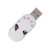 Flash Disk Portable Cute Cat Paw Shape Thumb Memory Stick for Information Storage Data Transmission GiftColorful Cool 128GB