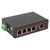 5 Port Ethernet DIN Rail Switch DIN Rail Mounting Industrial Grade Design Redundant Power Fast Ethernet DIN Rail Switch
