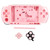 For PSP3000 Game Console Case Full Housing Shell With Screwdriver Wearable Compact(Pink)