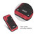 Zinc Alloy Silicone IP68 Waterproof Stylish Case Cover For Iphone X (Red)