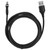 3 in 1 360 Degree Rotate TypeC Magnetic USB Charger Micro USB Fast Charging Cable 1M(Black )
