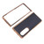 Mobile Phone Case Nano Electroplated Cowhide Cross Grain Phone Protective Cover for Samsung Galaxy Z Fold 4 Blue