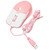 Wired Mouse Ergonomic Streamlined Cool RGB Optical Sensor Gaming Mechanical Mouse for Home Office Pink White