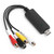 Video Collection Card Black Portable USB 2.0 for Windows XP/Vista/7/8/10/Linux Converter