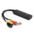 Video Collection Card Black Portable USB 2.0 for Windows XP/Vista/7/8/10/Linux Converter