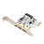 Expansion Card TypeC Riser Card SATA Power Port for VIA Labs VL805 Master Adapter