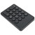 Numeric Keyboard 18 Keys Ergonomic Tilt Design 2.4GHz Wireless Stable Signal Transmission Mini Numeric KeypadBlack