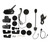 Helmet Bluetooth Headset 6 Persons Talking 6561.7ft Range Intelligent Noise Cancellation Motorbike Bluetooth Intercom