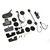 Helmet Bluetooth Headset 6 Persons Talking 6561.7ft Range Intelligent Noise Cancellation Motorbike Bluetooth Intercom
