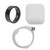 Smart Ring Health Tracker Ceramic Stainless Steel Bluetooth Sleep Monitoring Step Counter IPX8 Waterproof Smart Fitness Ring for Men and Women Black