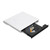 DVD Drive Portable High Speed USB 3.0 Plug and Play Slim Portable DVD CD External Writer for PC Ultrabook Netbook White