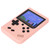 Retro Game Machine Handheld Game Console Nostalgic Mini Recreational Machine Equipmentpink 400 in one singles
