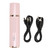 Kids Karaoke Bluetooth Microphone DSP Noise Reduction Wireless Handheld Capacitive Microphone for Smart Phones Computers Pink