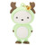 U DISK USB2.0 Interface Vibration Resistant Portable Hot Swap Cute Cartoon Style Memory Stick for Laptop Light Green 16GB