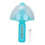 Bluetooth Wireless Karaoke Mic Night Light Bluetooth Microphone for Party KTV Home HolidayBlue