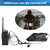 Motorcycle BT Headset, Motorcycle Helmet Intercom, BT5.0 Connection Waterproof Intercom Connected Intelligent Noise Reduction, Auto Answer, FM Radio Long Battery Life for Worry-Free Riding