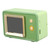 Retro Speaker TV Shaped Multifunctional Fashionable Time Speaker for Home Outdoor Use Green