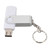 3 in 1 U Disk USB 2.0 Type C Micro USB Flash Drives Universal Waterproof Portable USB Stick for Backup 64GB White