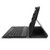 Tablet Shell Keyboard Case 7 Colors Backlit External Wireless Slim Pen Slot Protective CoverBlack