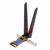 7260AC WiFi Card 2.4GHz 5GHz Bluetooth 4.0 1200Mbps PCIe X1 Wireless Network Adapter Card with 10dBi Dual Antenna for PC