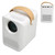 Mini Projector White 1080P 4K 5G WiFi Optical Engine HiFi Loudspeaker Portable Projector for TV Phone Laptop 100‑240V US Plug
