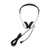 Wired Headset Noise Cancelling Binaural Business Headphone with Single Directional Microphone for Customer Service 3.5mm