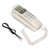 KXT777CID Corded Wall Phone Calendar LCD Display Redial Function Landline Corded Telehone for Hotel Home Office(White )