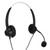 Telephone Headset 2.5mm Plug Noise Reduction Binaural Wired Call Center Headphone with Mic for Home Office