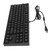 Mechanical Keyboard 87 Keys Red Switch Ergonomic Flexible Quick Response Wired Keyboard for PC Computer Laptop Black