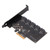 PCIe to SATA Adapter Card 5 Ports 5x16TB Fast Transmission E Green Engine SSD Expansion Card for Winfor OS X for Linux