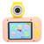2.4in Kids Digital Camera 1080P 180 Degree Flip Camera Photo Video Game Multifunctional HD Selfie Camera for Boys Girls Pink
