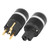 Monosaudio Pure Copper 24K GoldPlated Power Plug for Audio Power Cable (E100G/F100G(Male/Female Plug) )