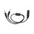 Aviation Headset Adapter HELICOPTER Single Plug to GA Dual Plug General Headphone Adapter Cable