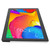 10.1 Inch Tablet 1080P Front 8MP Rear 16MP Camera 8 Core Tablet with Bluetooth Earbuds 100‑240V Silver US Plug