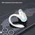 Single Ear Bluetooth Earpiece Pure White Stereo HD Sound Wireless Mono Headphone Earbud for Sports Running Workout