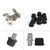 Sound Box Mesh Cover Frame Speaker Body Snap Fastener Plastic   Metal Snap Button