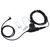 U94 PTT Headset System Adapter U94 PTT Throat Mic Headset for Motorola T5428 6200C T80 and Other 2.5mm 2 Way Radio